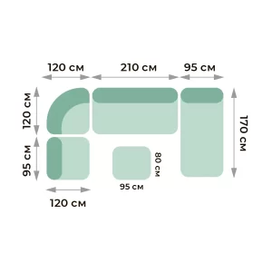 radom 7 модульный диван мягкая мебель